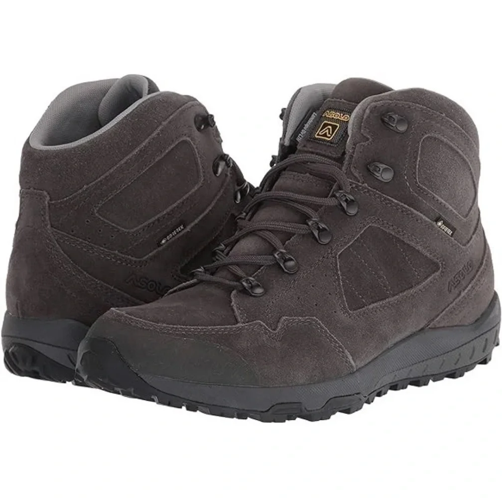 Asolo Men's Landscape GV Leather Hiking Waterproof Boots Graphite Size 8.5